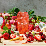 Tractor Beverage Co. Organic Strawberry Dragon Fruit Beverage 8.5:1 Concentrate 32 fl. oz. - 12/Case