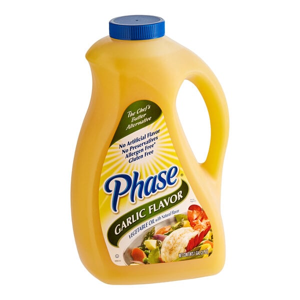 Phase Garlic Butter-Flavored Vegetable Oil 1 Gallon - 3/Case