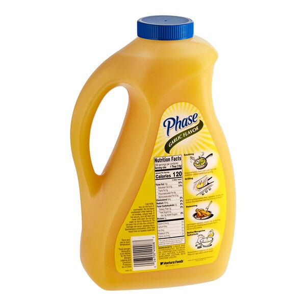 Phase Garlic Butter-Flavored Vegetable Oil 1 Gallon - 3/Case