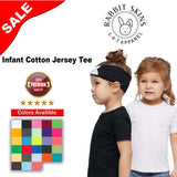 RADYAN® Infant Cotton Crewneck Short Sleeve Jersey Tee