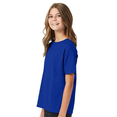 Hanes EcoSmart youth cotton crewneck short sleeve T-shirt