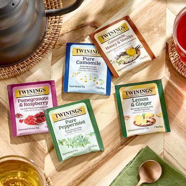Twinings Assorted Herbal Tea Bags - 20/Box