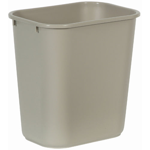 Rubbermaid FG295600BEIG Wastebasket, Medium, Beige