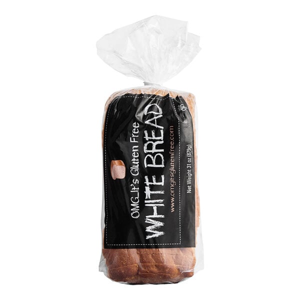 OMG...It's Gluten Free Gluten-Free White Bread Loaf 31 oz. - 4/Case