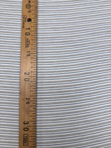 Viscose Blend Striped Blue White Shirting