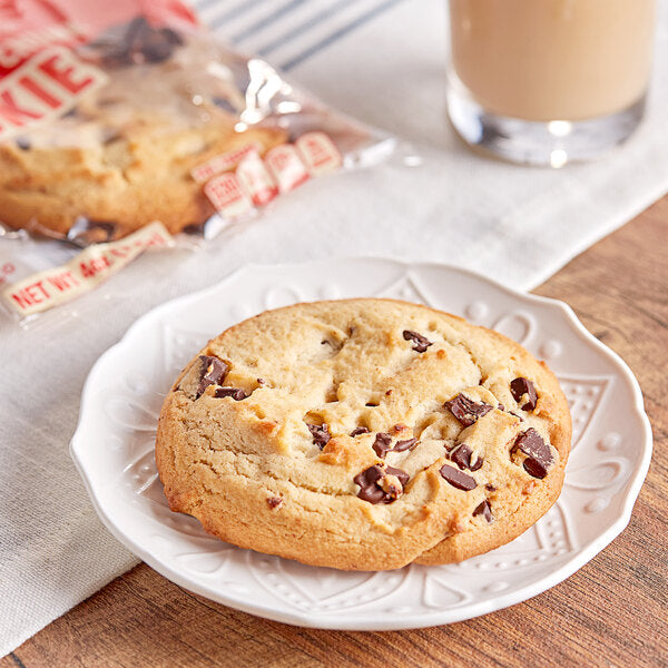 Otis Spunkmeyer Individually Wrapped Frozen Chocolate Chunk Cookie 4 oz. - 24/Case