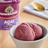 Sambazon Organic Acai Sorbet 16 fl. oz. - 8/Case