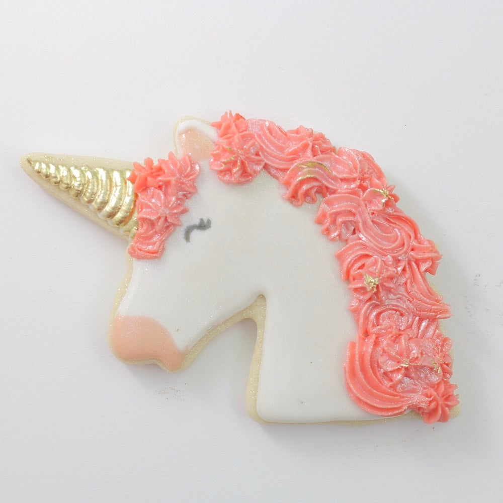 Mini Unicorn Head With Mane Cookie Cutter 1.75 in M213