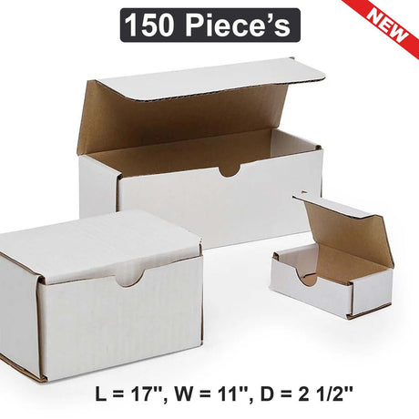 17" x 11" x 2 1/2" Mailer Boxes Perfectly Designed for Your Shipping Needs