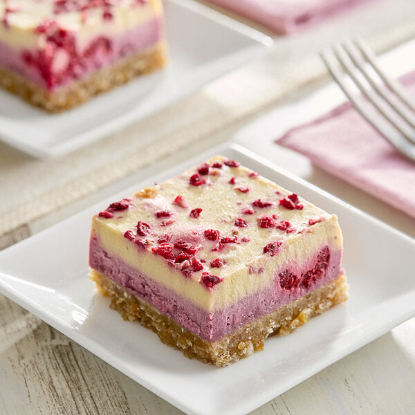 Nats Rawline Plant-Based Vegan Passion Fruit and Raspberry Raw Cake Square Duo Pack 4.6 oz. - 12/Case