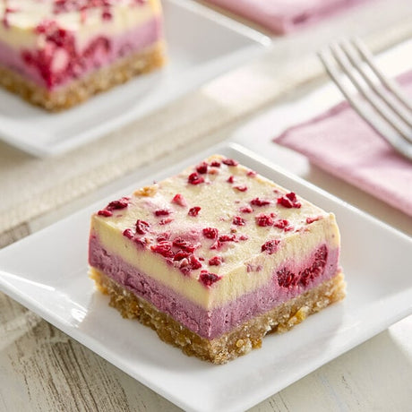 Nats Rawline Plant-Based Vegan Passion Fruit and Raspberry Raw Cake Square Duo Pack 4.6 oz. - 12/Case