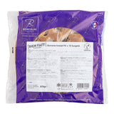 Le Chic Patissier 10-Slice Pre-Cut Plant-Based Vegan Whole Wheat Banana Bread Cake 30.68 oz. - 4/Case