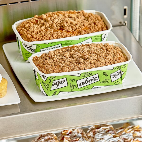 Abe's Vegan Coffee Cake Pound Cake 13.5 oz. - 6/Case