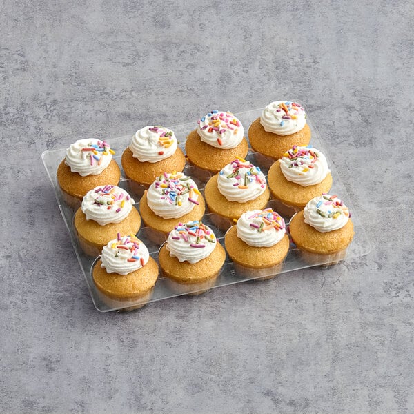 Abe's Vegan Vanilla Mini Cupcake 12.5 oz. - 144/Case