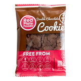 Red Plate Foods Individually Wrapped Vegan Double Chocolate Cookie 1.76 oz. - 12/Case