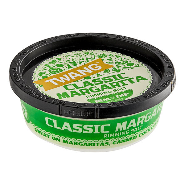 Twang 7 oz. Classic Rimming Salt Container - 12/Case