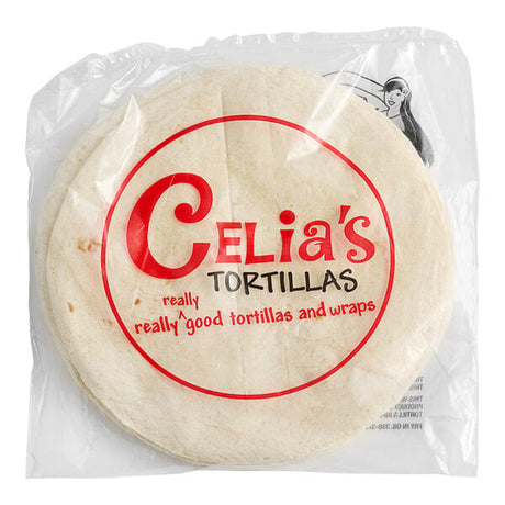 Celia's Flour Tortilla 10" - 144/Case