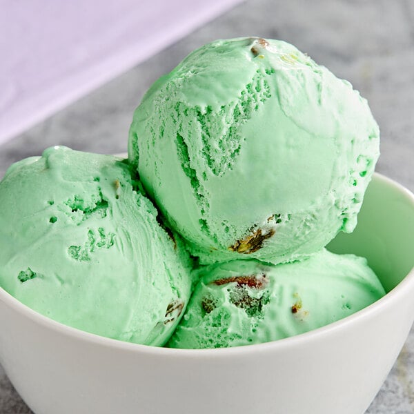 Klein's Real Kosher Vegan Pistachio Ice Cream 3 Gallon