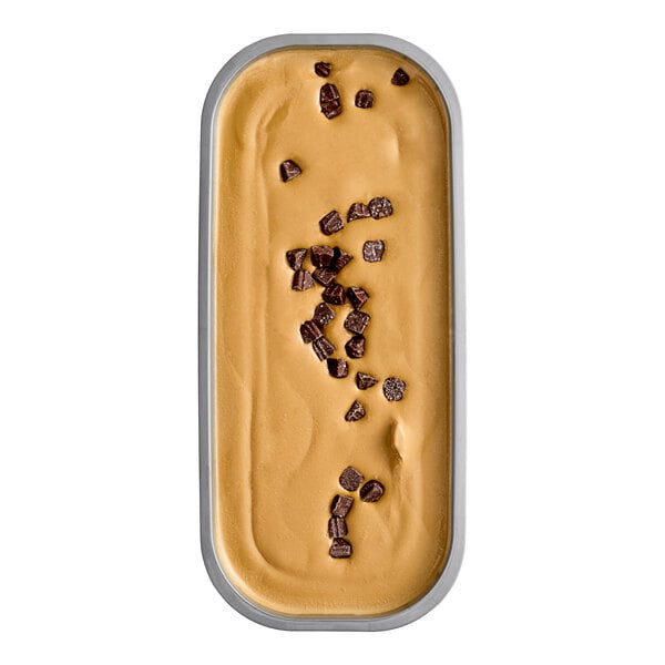 Villa Dolce Argentine Salted Dulce de Leche Gelato with Chocolate-Dipped Caramel Truffles 5 Liter