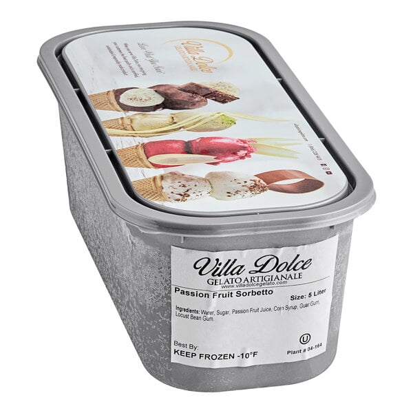 Villa Dolce Passion Fruit Sorbetto 5 Liter