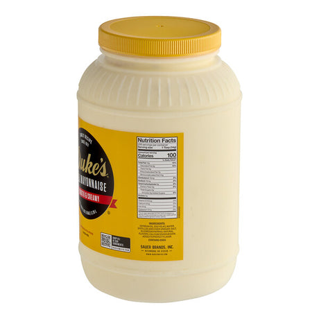 Duke's Real Mayonnaise 1 Gallon - 4/Case