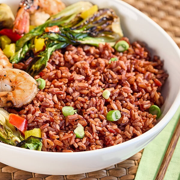 Lotus Foods Organic Long Grain Red Rice 22 lb.