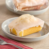 Otis Spunkmeyer Individually Wrapped Lemon Iced Loaf Cake 4 oz. - 24/Case