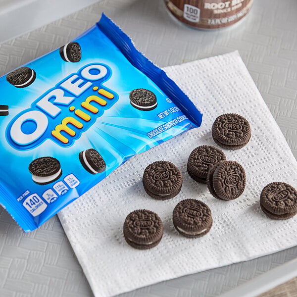 Nabisco Oreo Mini Cookies 1 oz. Snack Pack - 40/Case