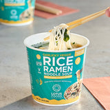 Lotus Foods Garlicky Vegetable Rice Ramen Noodle Soup Cup 1.94 oz. - 6/Case