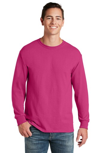 JERZEES® Dri-Power Long Sleeve Crewneck 50/50 T-Shirt