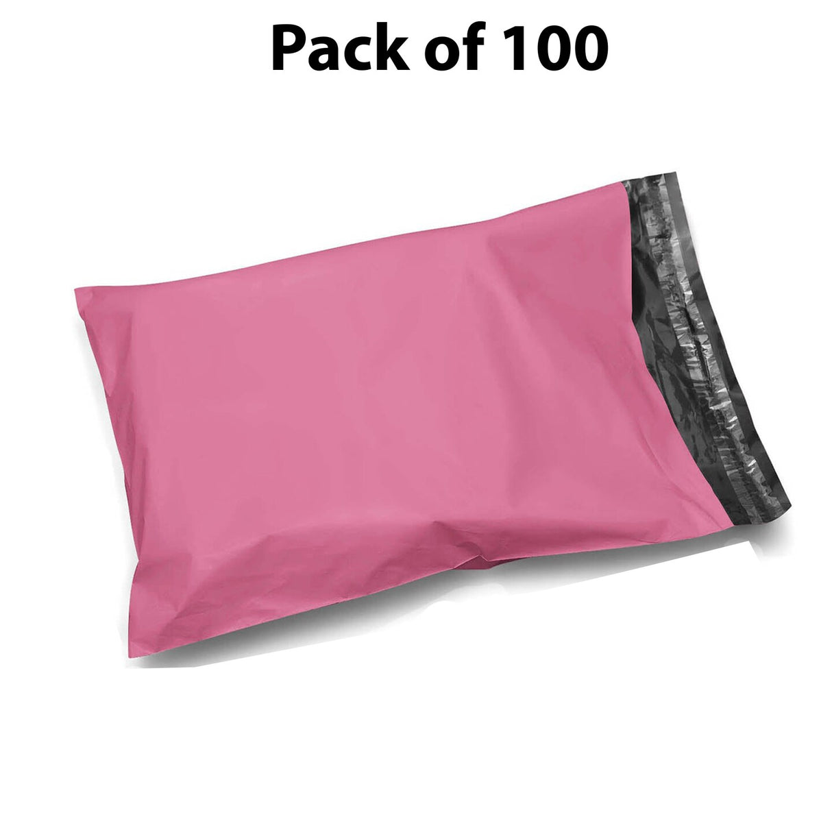 Pink Poly Bag Mailer Envelopes-Multi Sizes, Max Weight 2 mil