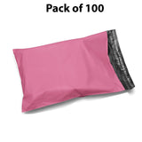 Pink Poly Bag Mailer Envelopes-Multi Sizes, Max Weight 2 mil
