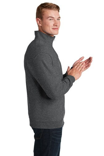 Jerzees® NuBlend 1/4-Zip Cadet Long Sleeve Collar Sweatshirt