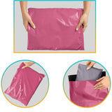 Pink Poly Bag Mailer Envelopes-Multi Sizes, Max Weight 2 mil
