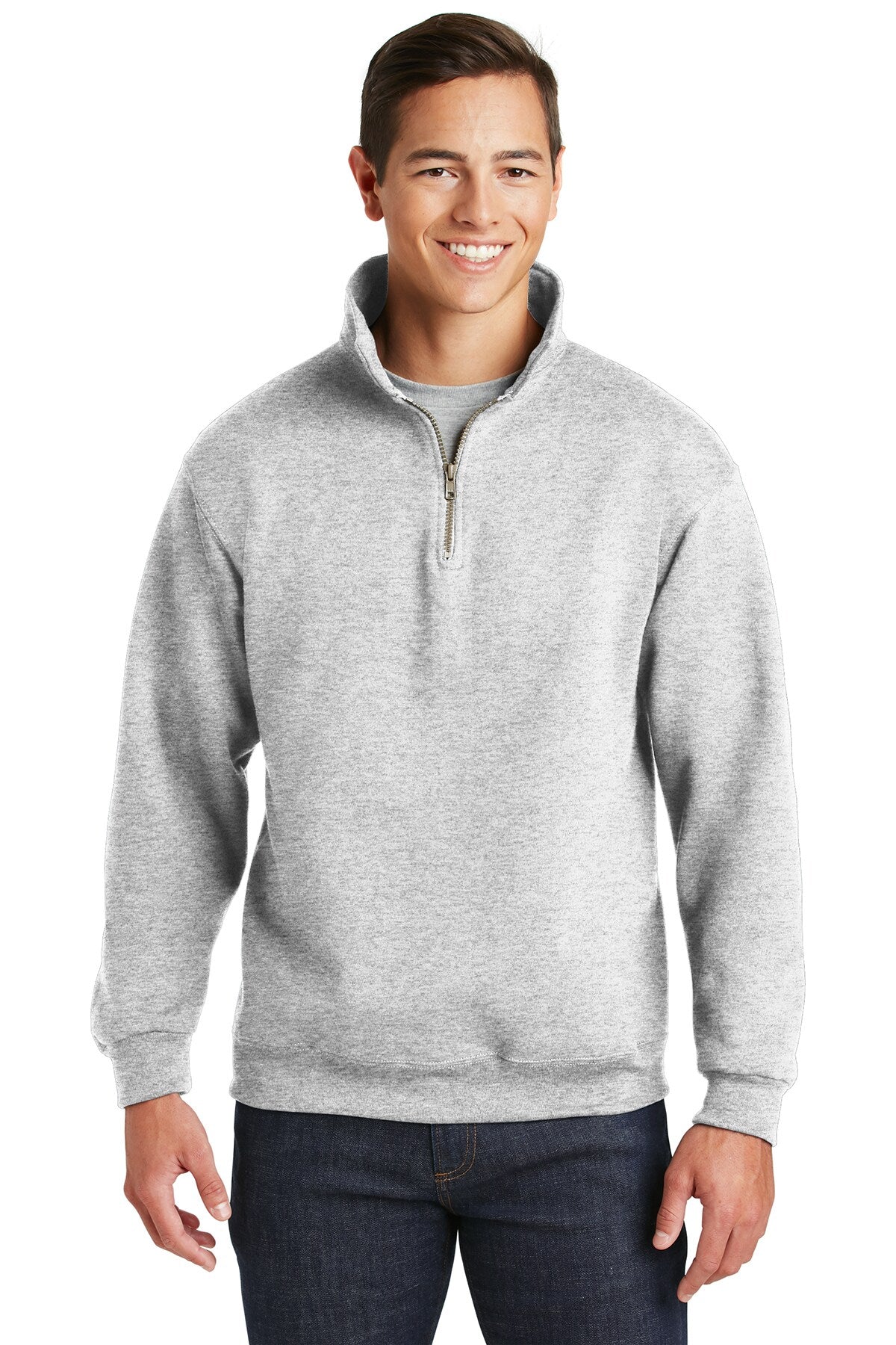 JERZEES® NuBlend 1/4-Zip Cadet Collar Sweatshirt