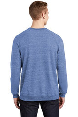 JERZEES® Snow Heather French Terry Raglan Crew