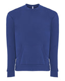 Next Level® Santa Cruz Long Sleeve Crewneck Pocket Sweatshirt