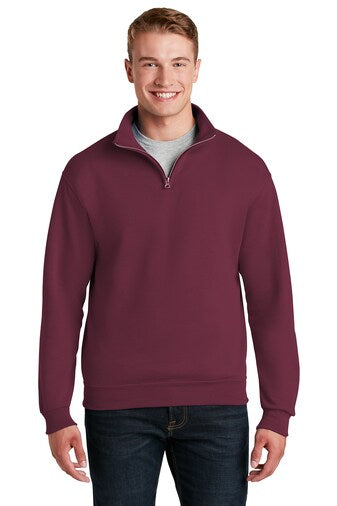 Jerzees® NuBlend 1/4-Zip Cadet Long Sleeve Collar Sweatshirt