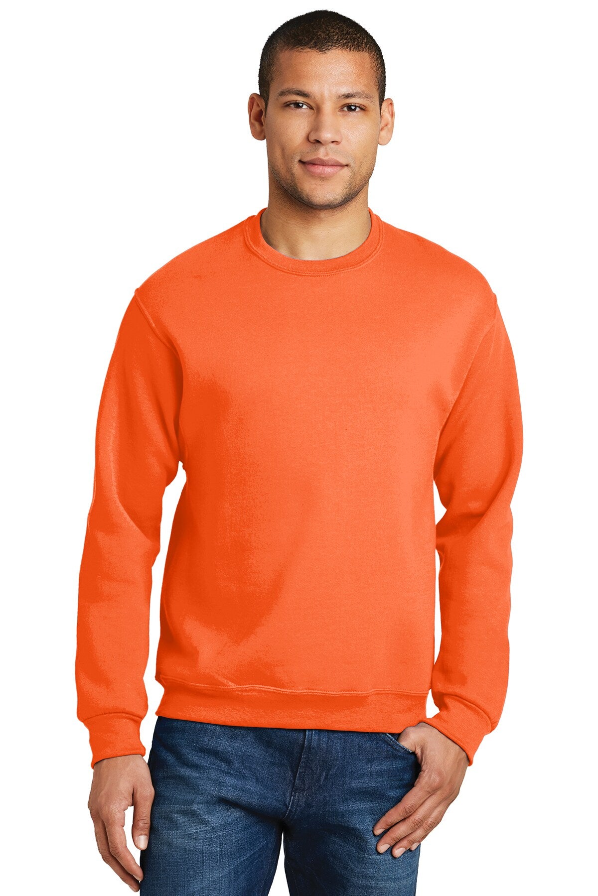 JERZEES® NuBlend Crewneck Long Sleeve Sweatshirt