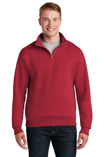 Jerzees® NuBlend 1/4-Zip Cadet Long Sleeve Collar Sweatshirt