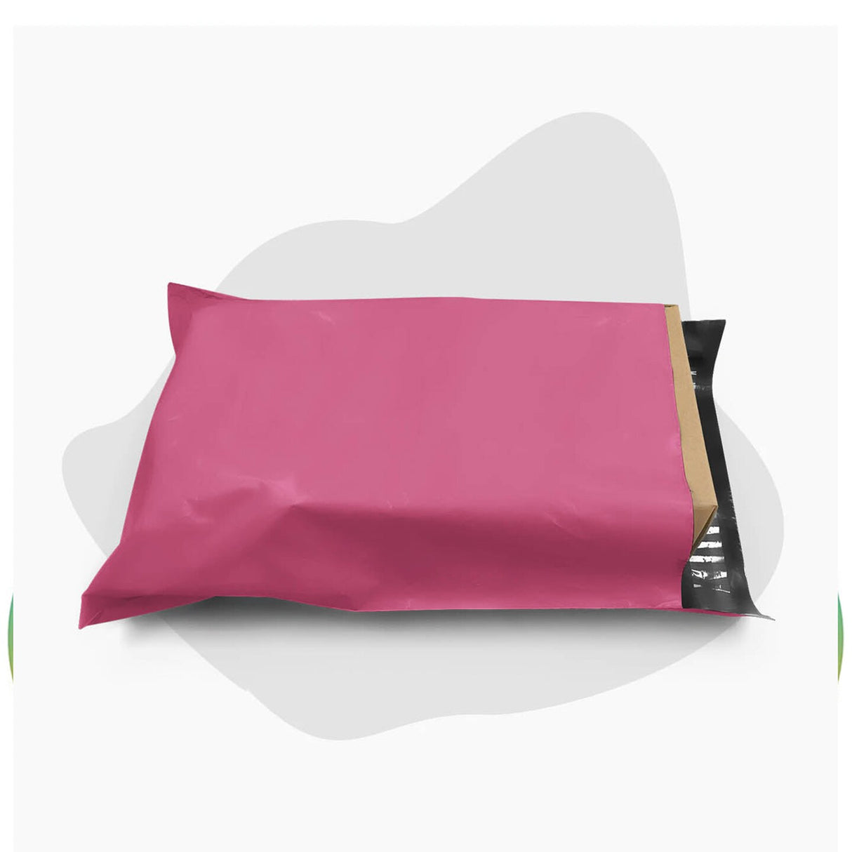 Pink Poly Bag Mailer Envelopes-Multi Sizes, Max Weight 2 mil