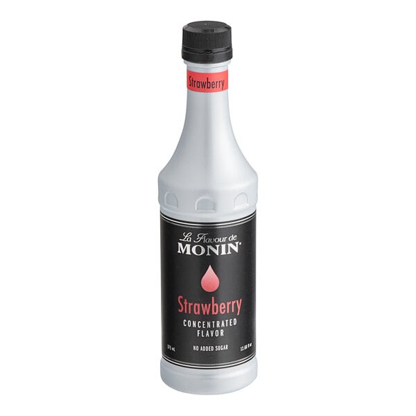 Monin Strawberry Concentrated Flavor 375 mL - 4/Case