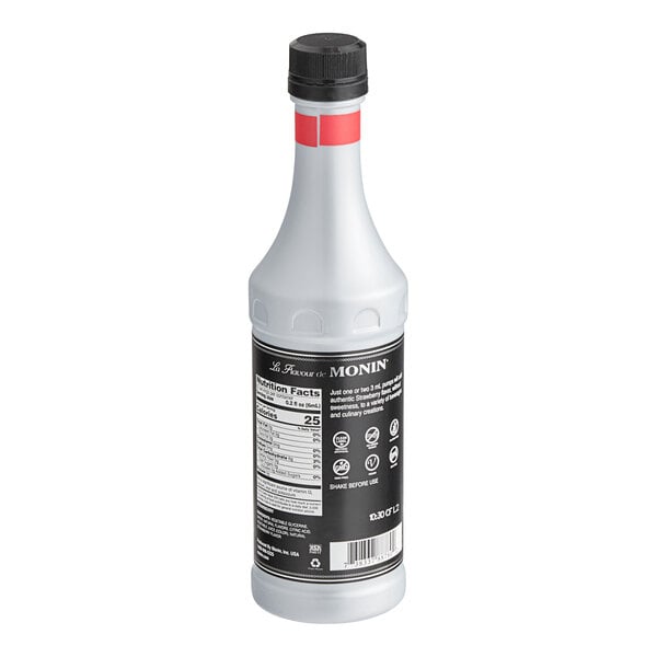 Monin Strawberry Concentrated Flavor 375 mL - 4/Case