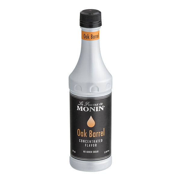 Monin Oak Barrel Concentrated Flavor 375 mL - 4/Case