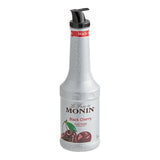 Monin Black Cherry Fruit Puree 1 Liter - 4/Case
