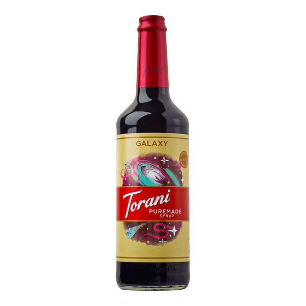 Torani Puremade Galaxy Flavoring Syrup 750 mL Glass Bottle - 4/Case