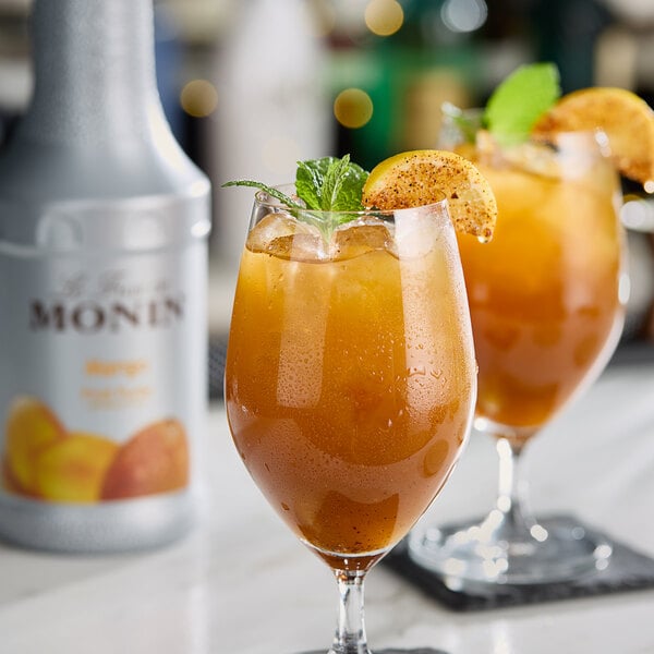Monin Mango Fruit Puree 1 Liter - 4/Case