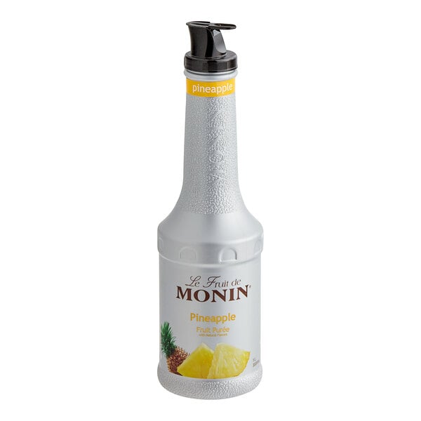 Monin Pineapple Fruit Puree 1 Liter - 4/Case