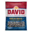 David Roasted Salted Whole Sunflower Seeds 5.25 oz. - 12/Case