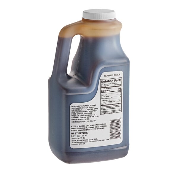 Nippon Shokken Teriyaki Sauce 4.9 lb. - 6/Case